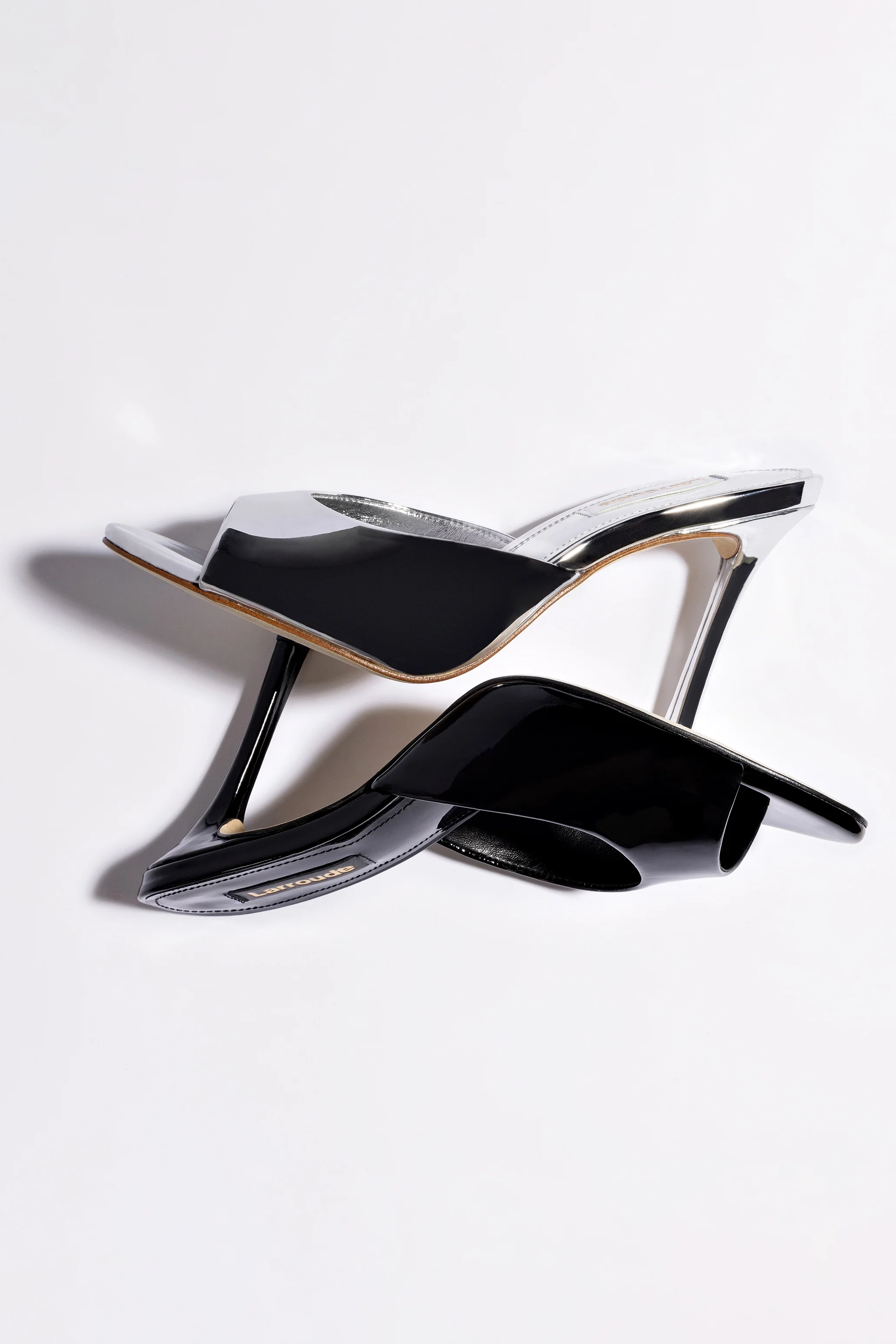 Jasmine Hi Mule In Black Leather - Image 6