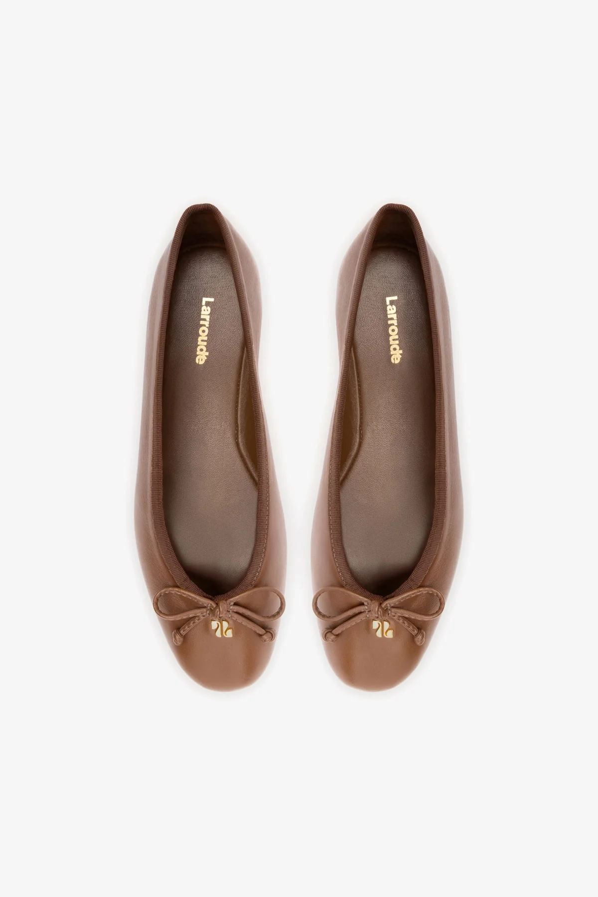 Pavlova Ballet Flat In Burnt Umber Leather - Image 7