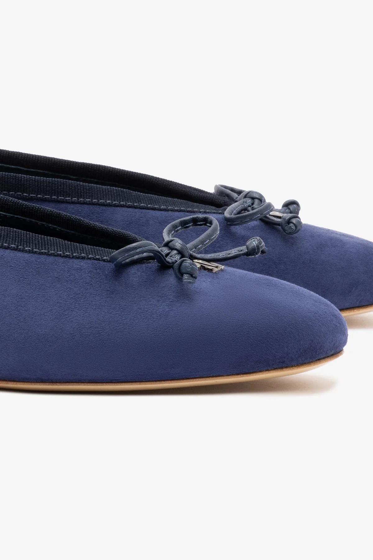 Pavlova Ballet Flat In Indigo Suede - Image 4