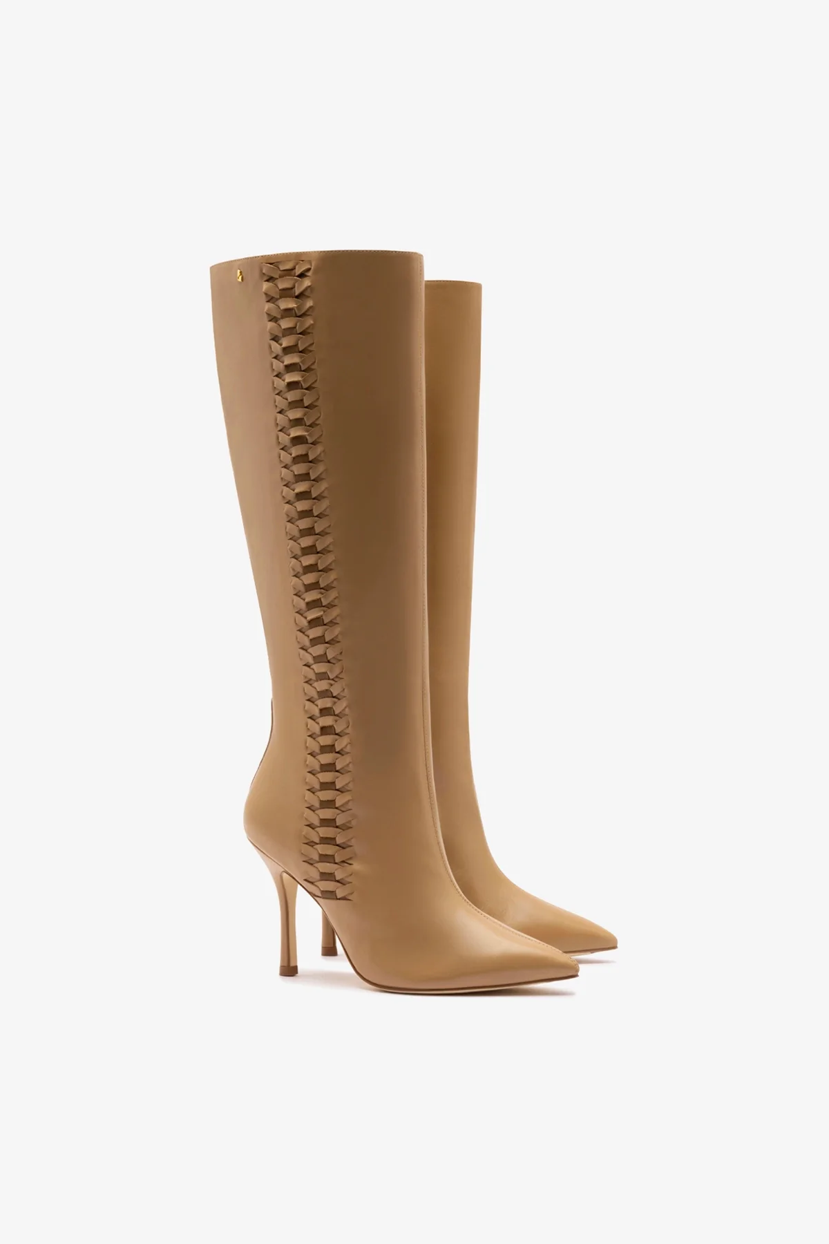 Kate Boot In Peanut Leather - Image 3